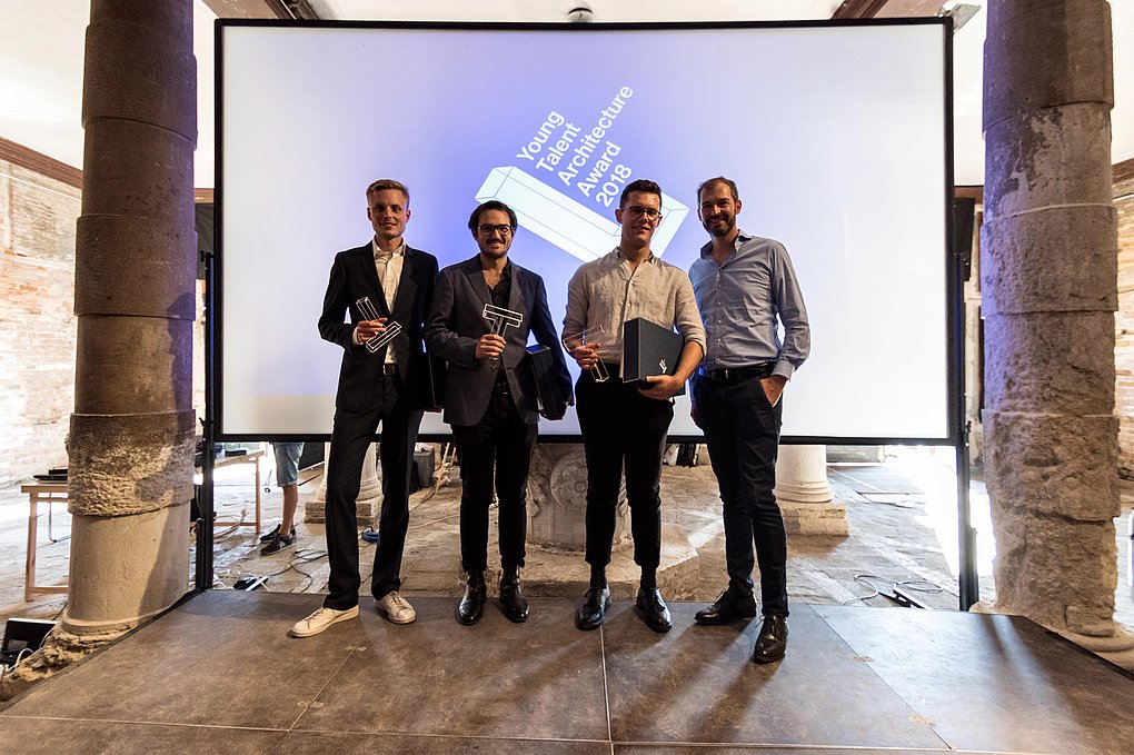 Young Talent Architect Award ceremony at the 2018 Biennale of Architecture in Venice