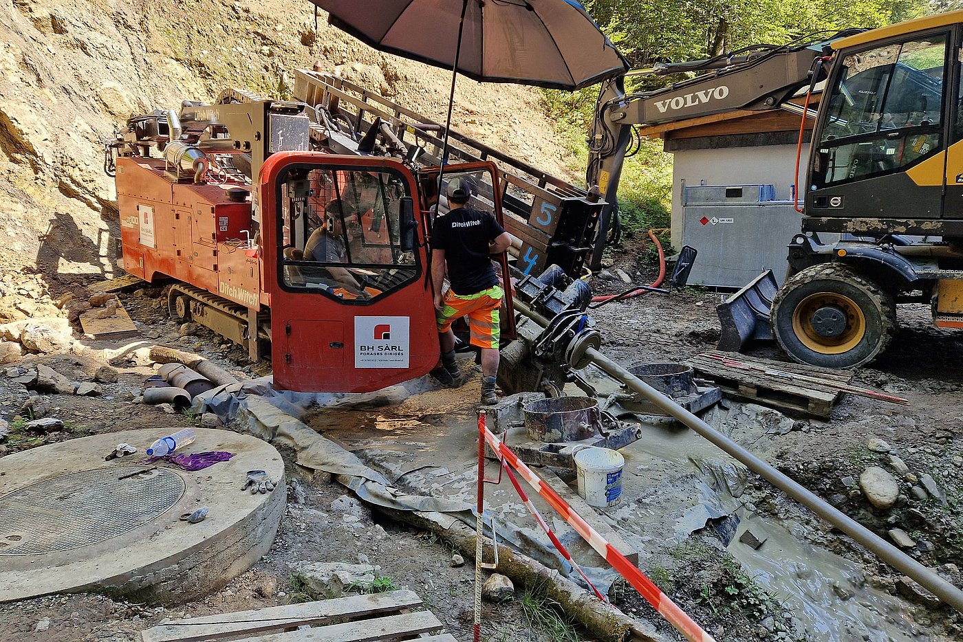 Erneuerung einer Trinkwasserleitung